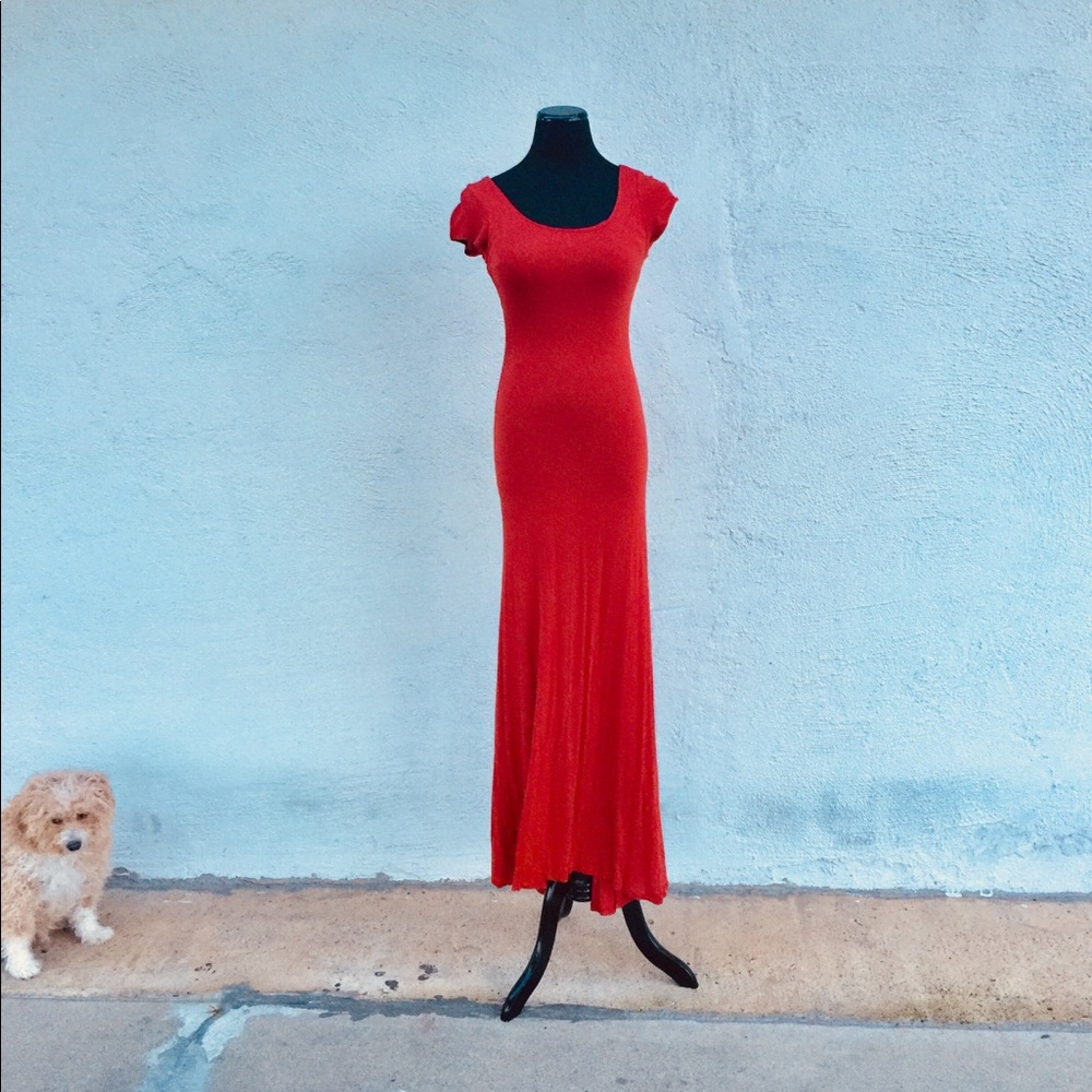 Orange Maxi Dress